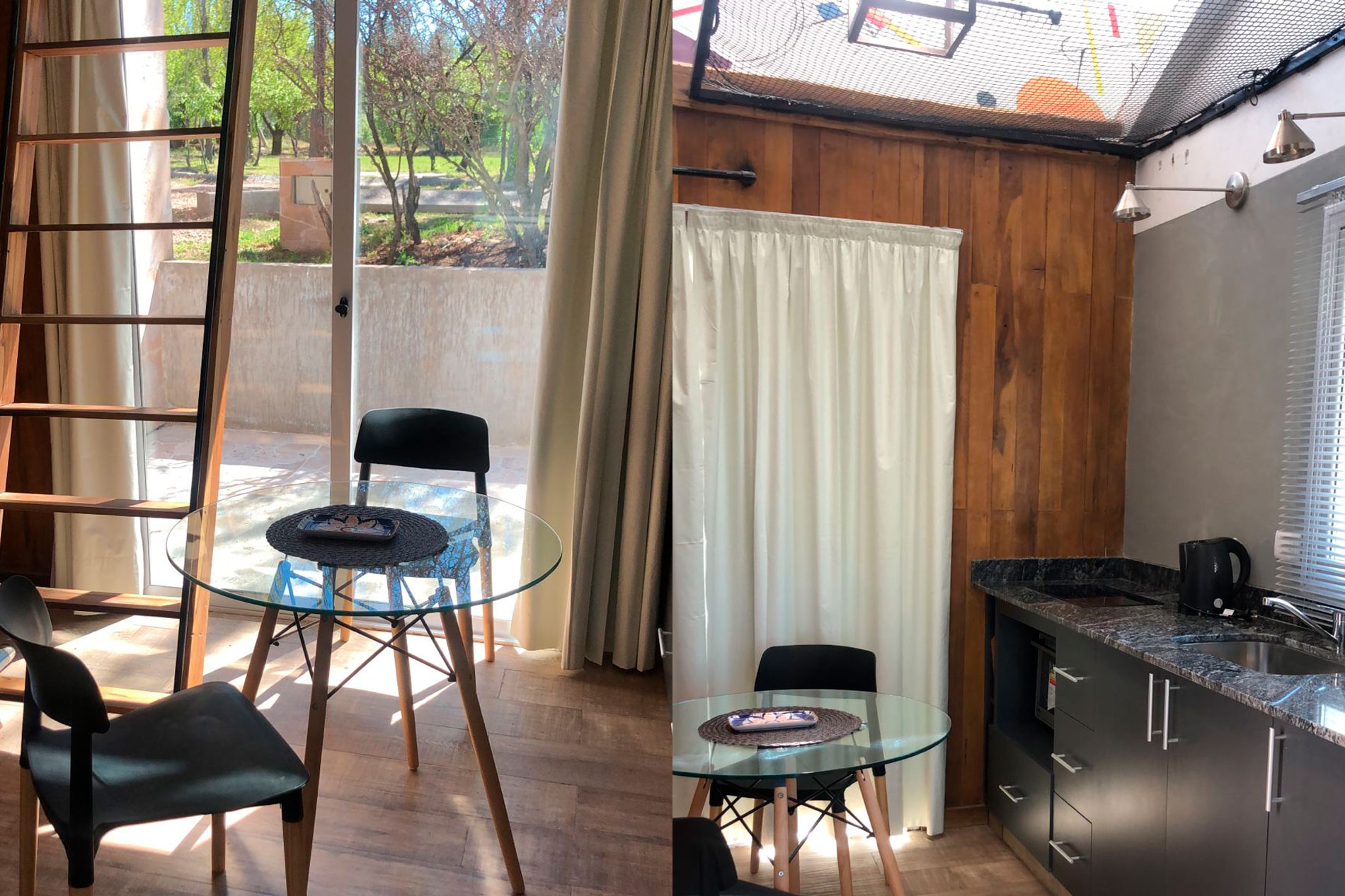 Comedor, cocina y red